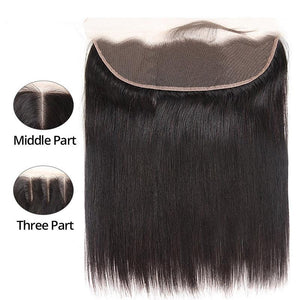 100% Top Virgin Hair Straight Hair 13x4 TP Lace Frontal - Hershow Hair