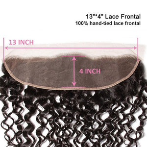 100% Top Virgin Hair Italian Curly 13x4 TP Lace Frontal - Hershow Hair