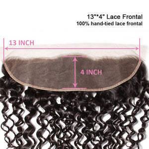 100% Top Virgin Hair Italian Curly 13x4 HD Lace Frontal - Hershow Hair
