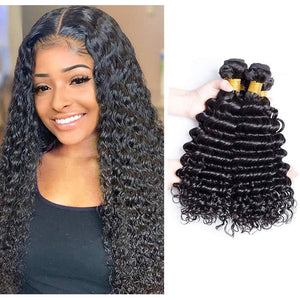 Top Raw Hair Deep Wave Hair Extensions - Hershow Hair