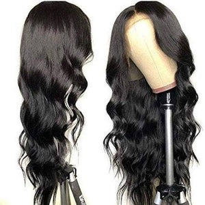 B Top Virgin 13x4 Body Wave Lace Front Transparent Wig 180 Density with Baby Hair - Hershow Hair