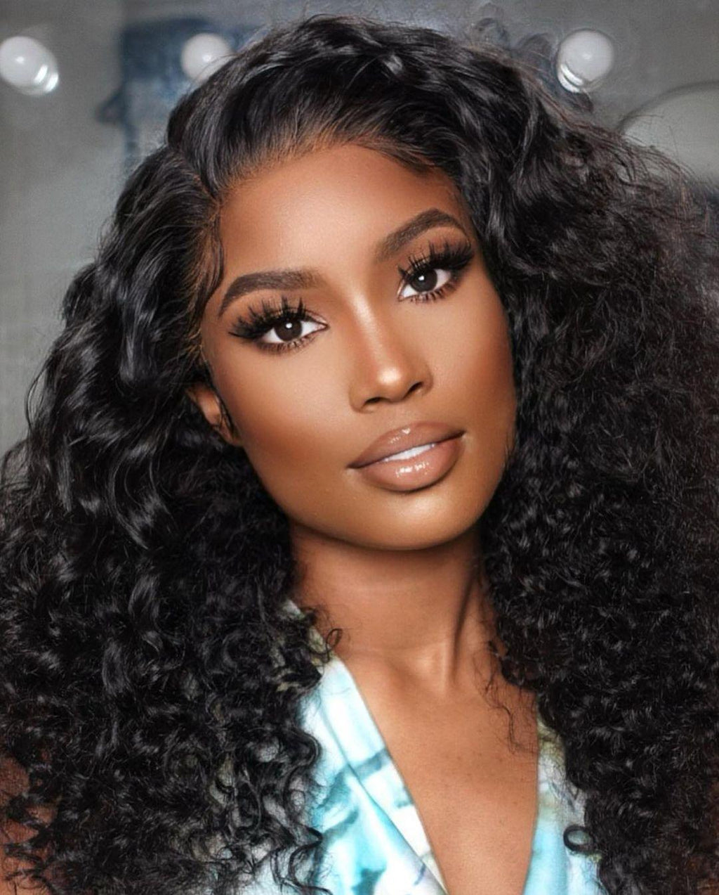 Top Virgin 13x6 Deep Wave Lace Front Wig 180 Density with Baby Hair - Hershow Hair