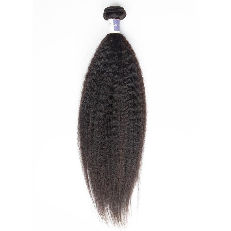 Top Raw Hair Kinky Straight Hair Extensions - Hershow Hair